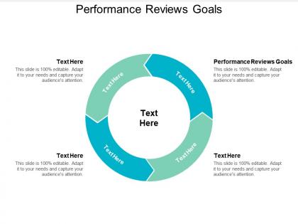 Performance reviews goals ppt powerpoint presentation gallery backgrounds cpb