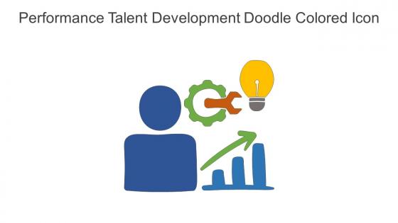 Performance Talent Development Doodle Colored Icon In Powerpoint Pptx Png And Editable Eps Format