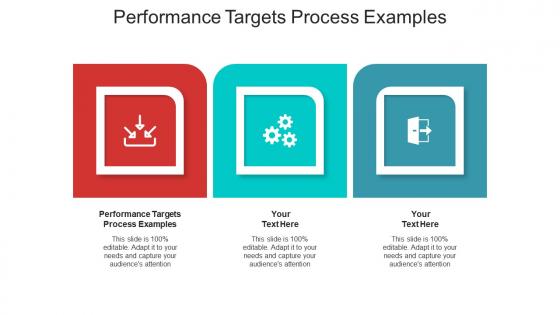 Performance targets process examples ppt powerpoint presentation styles diagrams cpb