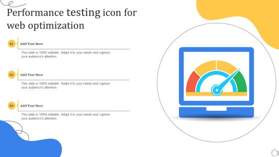 Performance Testing Icon For Web Optimization