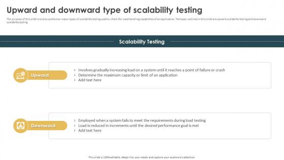 Performance Testing Strategies To Boost Upward And Downward Type Of Scalability Testing
