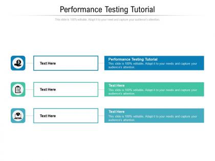 Performance testing tutorial ppt powerpoint presentation summary files cpb