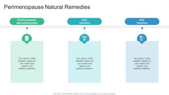 Perimenopause Natural Remedies In Powerpoint And Google Slides Cpb