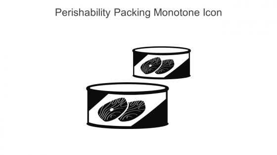 Perishability Packing Monotone Icon In Powerpoint Pptx Png And Editable Eps Format