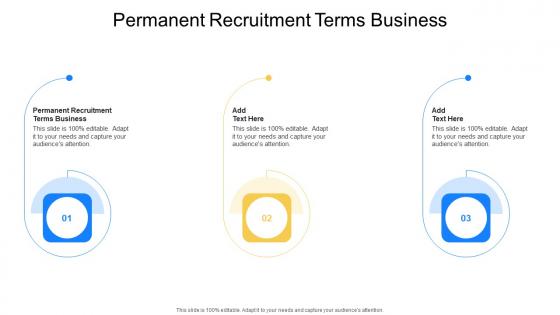 Permanent Recruitment Terms Business In Powerpoint And Google Slides Cpb