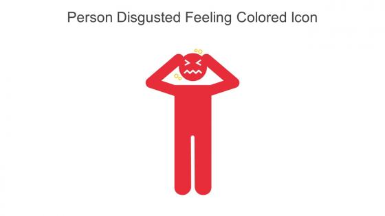 Person Disgusted Feeling Colored Icon In Powerpoint Pptx Png And Editable Eps Format