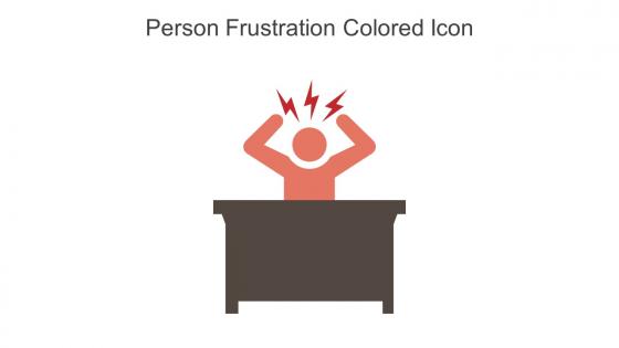 Person Frustration Colored Icon In Powerpoint Pptx Png And Editable Eps Format