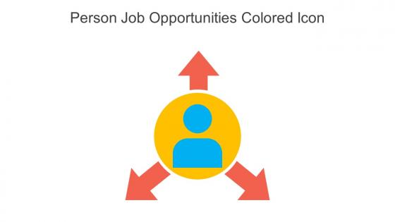 Person Job Opportunities Colored Icon In Powerpoint Pptx Png And Editable Eps Format