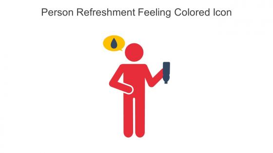 Person Refreshment Feeling Colored Icon In Powerpoint Pptx Png And Editable Eps Format
