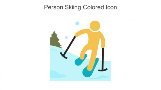Person Skiing Colored Icon In Powerpoint Pptx Png And Editable Eps Format