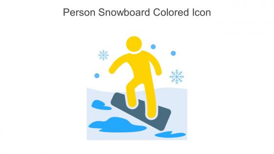 Person Snowboard Colored Icon In Powerpoint Pptx Png And Editable Eps Format