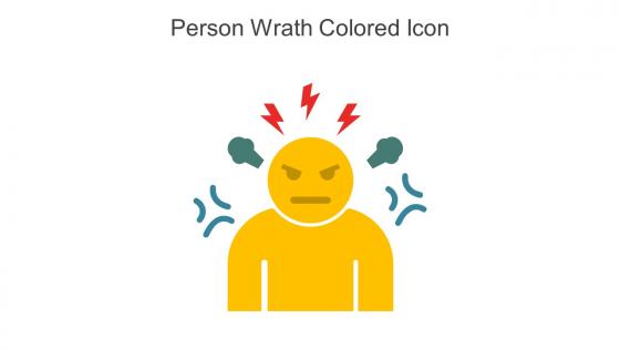 Person Wrath Colored Icon In Powerpoint Pptx Png And Editable Eps Format