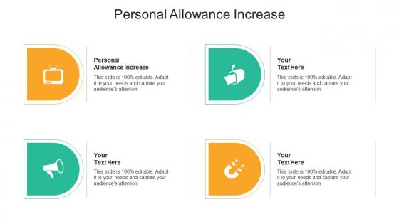 Personal allowance increase ppt powerpoint presentation show layouts cpb