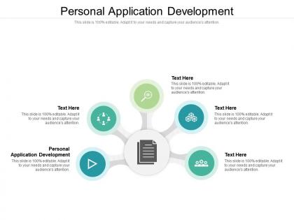 Personal application development ppt powerpoint presentation layouts graphic tips cpb