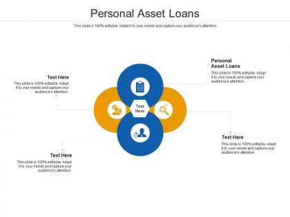 Personal asset loans ppt powerpoint presentation infographic template example cpb