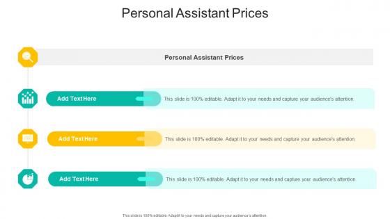 Personal Assistant Prices In Powerpoint And Google Slides Cpb