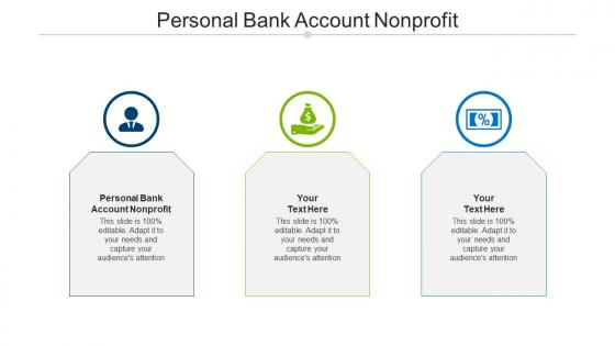 Personal bank account nonprofit ppt powerpoint presentation gallery cpb