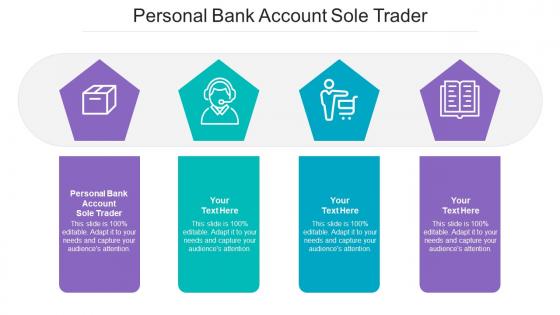 Personal Bank Account Sole Trader Ppt Powerpoint Presentation Gallery Influencers Cpb