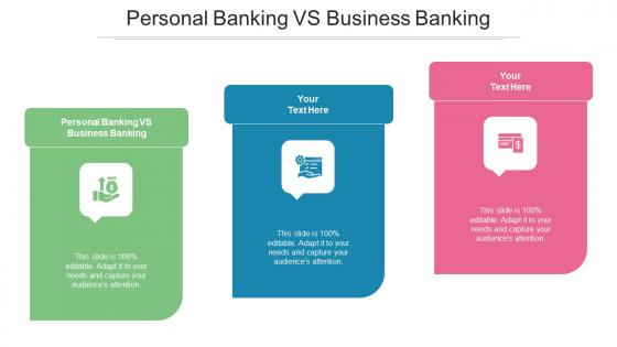 Personal Banking Vs Business Banking Ppt Powerpoint Presentation Inspiration Vector Cpb