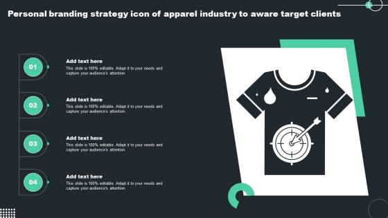 Personal Branding Strategy Icon Of Apparel Industry To Aware Target Clients