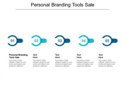 Personal branding tools sale ppt powerpoint presentation outline format ideas cpb