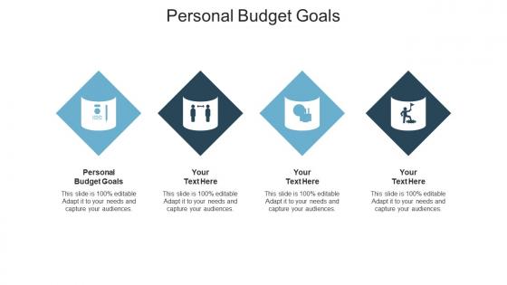 Personal budget goals ppt powerpoint presentation show graphics design cpb