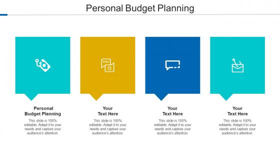 Personal Budget Planning Ppt Powerpoint Presentation Model Format Cpb