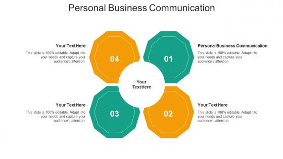 Personal business communication ppt powerpoint presentation infographics shapes cpb