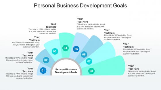 Personal business development goals ppt powerpoint presentation icon topics cpb