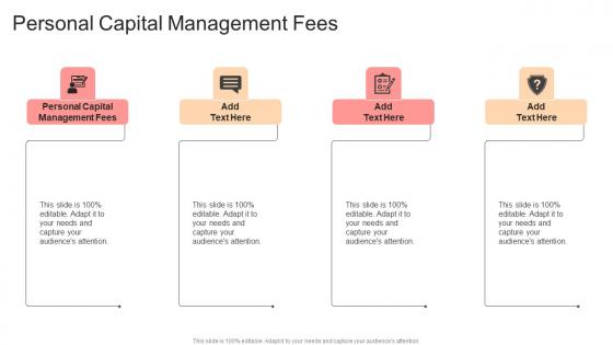 Personal Capital Management Fees In Powerpoint And Google Slides Cpb