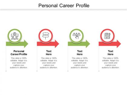 Personal career profile ppt powerpoint presentation infographic template elements cpb