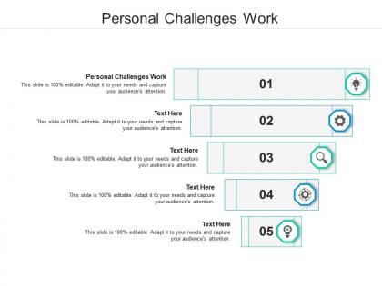 Personal challenges work ppt powerpoint presentation professional graphics cpb