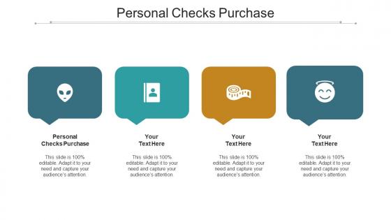 Personal Checks Purchase Ppt Powerpoint Presentation Professional Themes Cpb