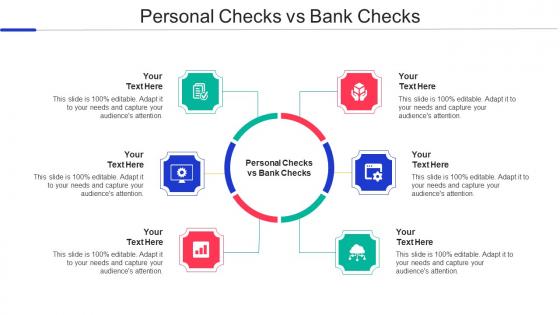 Personal Checks Vs Bank Checks Ppt Powerpoint Presentation Icon Guidelines Cpb