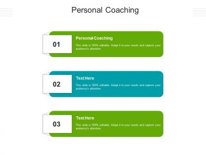 Personal coaching ppt powerpoint presentation design ideas cpb