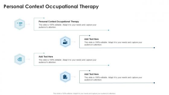 Personal Context Occupational Therapy In Powerpoint And Google Slides Cpb