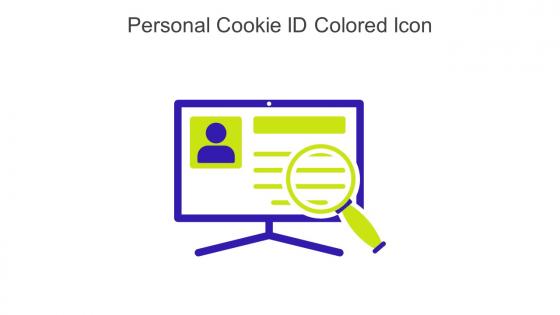Personal Cookie Id Colored Icon In Powerpoint Pptx Png And Editable Eps Format