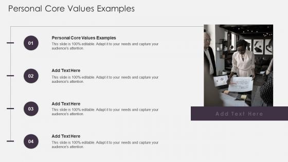 Personal Core Values Examples In Powerpoint And Google Slides Cpb