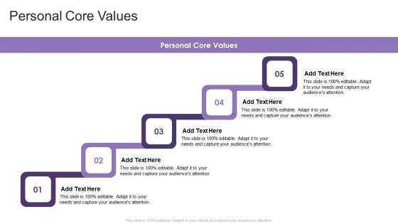 Personal Core Values In Powerpoint And Google Slides Cpb