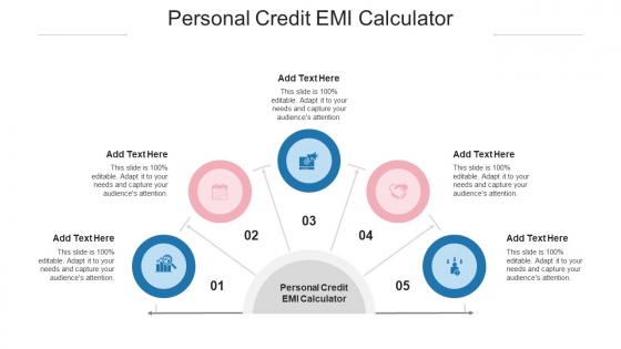 Personal Credit EMI Calculator Ppt Powerpoint Presentation Infographics Gallery Cpb