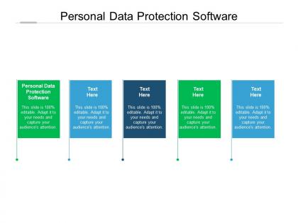 Personal data protection software ppt powerpoint presentation ideas outline cpb