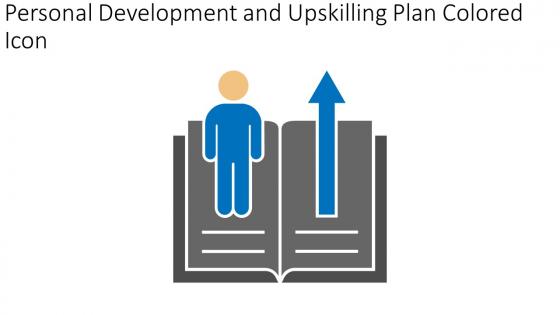 Personal Development And Upskilling Plan Colored Icon In Powerpoint Pptx Png And Editable Eps Format