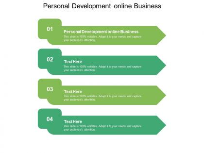 Personal development online business ppt powerpoint presentation model slides cpb