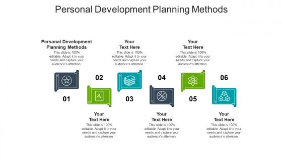 Personal development planning methods ppt powerpoint presentation slides background cpb