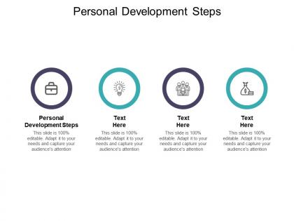 Personal development steps ppt powerpoint presentation model layout cpb
