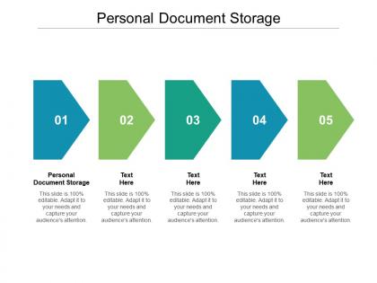 Personal document storage ppt powerpoint presentation model tips cpb