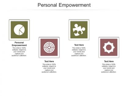 Personal empowerment ppt powerpoint presentation model elements cpb