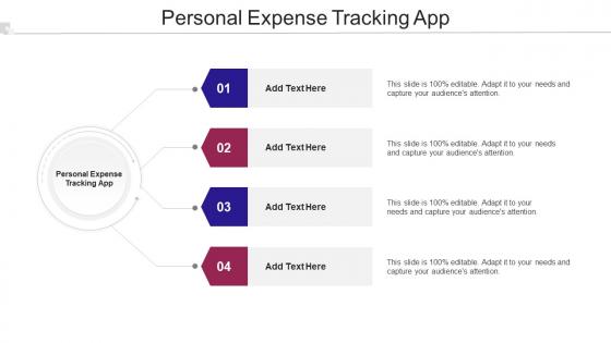 Personal Expense Tracking App Ppt Powerpoint Presentation Inspiration Outline Cpb