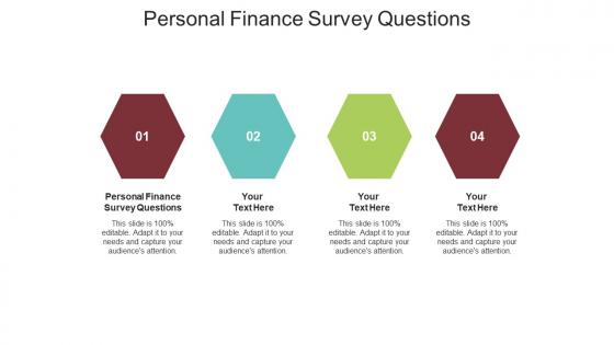 Personal finance survey questions ppt powerpoint presentation icon gridlines cpb