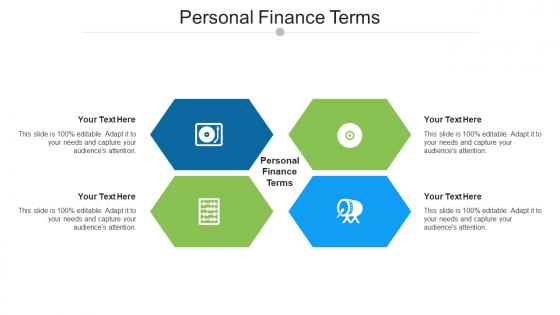 Personal finance terms ppt powerpoint presentation portfolio vector cpb